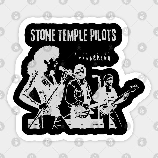 stone Temple pilots Sticker by pemudaakhirjaman